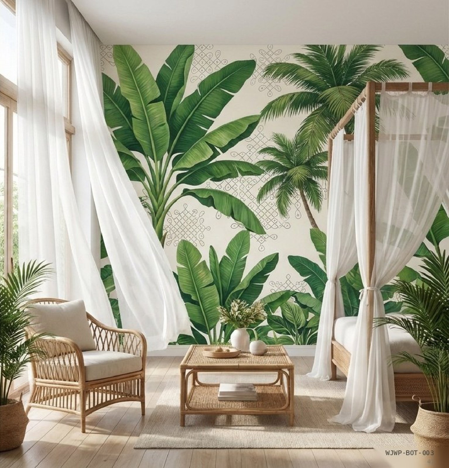 Kerala Palms & Kolam — WJWP-BOT-003