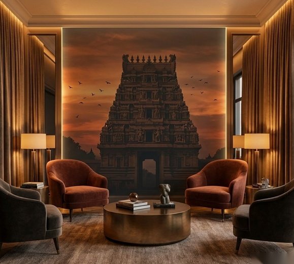 Gopuram at Dusk — WJWP-SIH-030