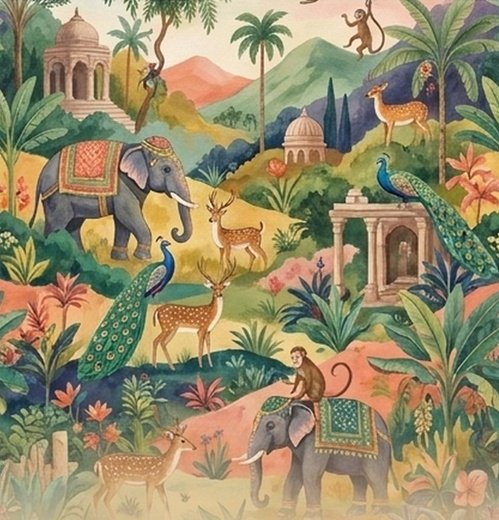 Whimsical South Indian Safari — WJWP-TAL-011