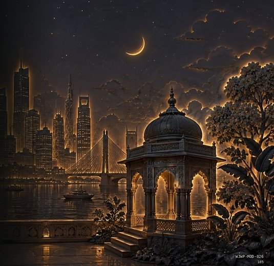 Metropolis in Relief The City Held in Gold — WJWP-MOD-026