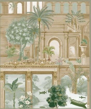 Athenic India wallpaper design 40 — pattern swatch