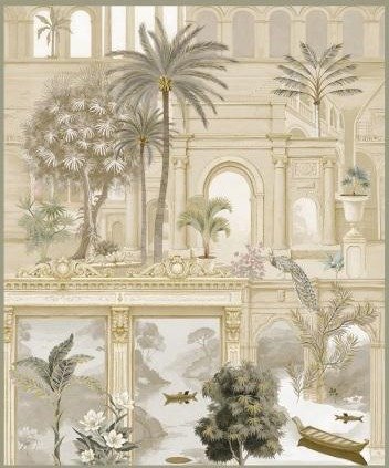 Athenic India wallpaper design 43 — pattern swatch