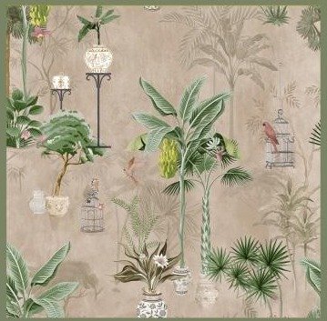 Athenic India wallpaper design 47 — pattern swatch