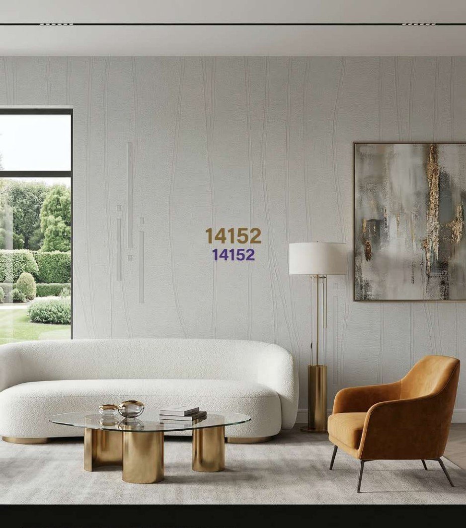 Plain wallpaper design 11224 — in the room