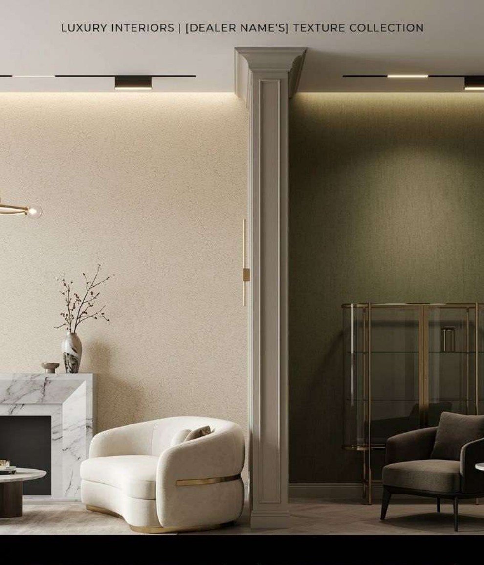Plain wallpaper design 472220 — in the room